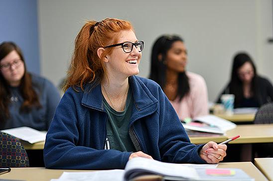 Smiling Students in Class